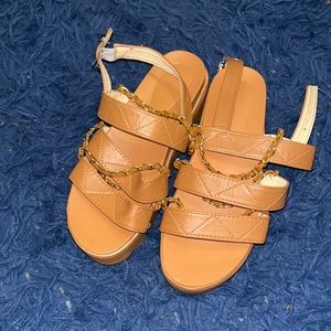 Brown Platform Sandals